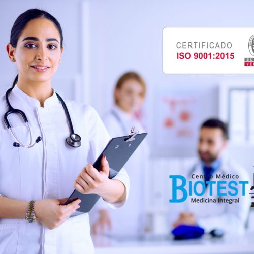 Elevando Estándares: La Importancia de la Certificación ISO 9001:2015 de Bureau Veritas en la Medicina Ocupacional  Elevando Estándares: La Importancia de la Certificación ISO 9001:2015 de Bureau Veritas en la Medicina Ocupacional Certificado biotest 500x500